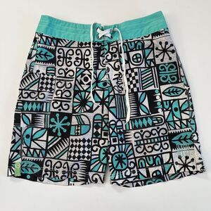 Rusty Mens Teal Recycled Material‎ Board Shorts, Rusty Mens Swimwear, Rusty 151